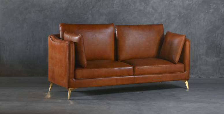 Brown lounge sofa